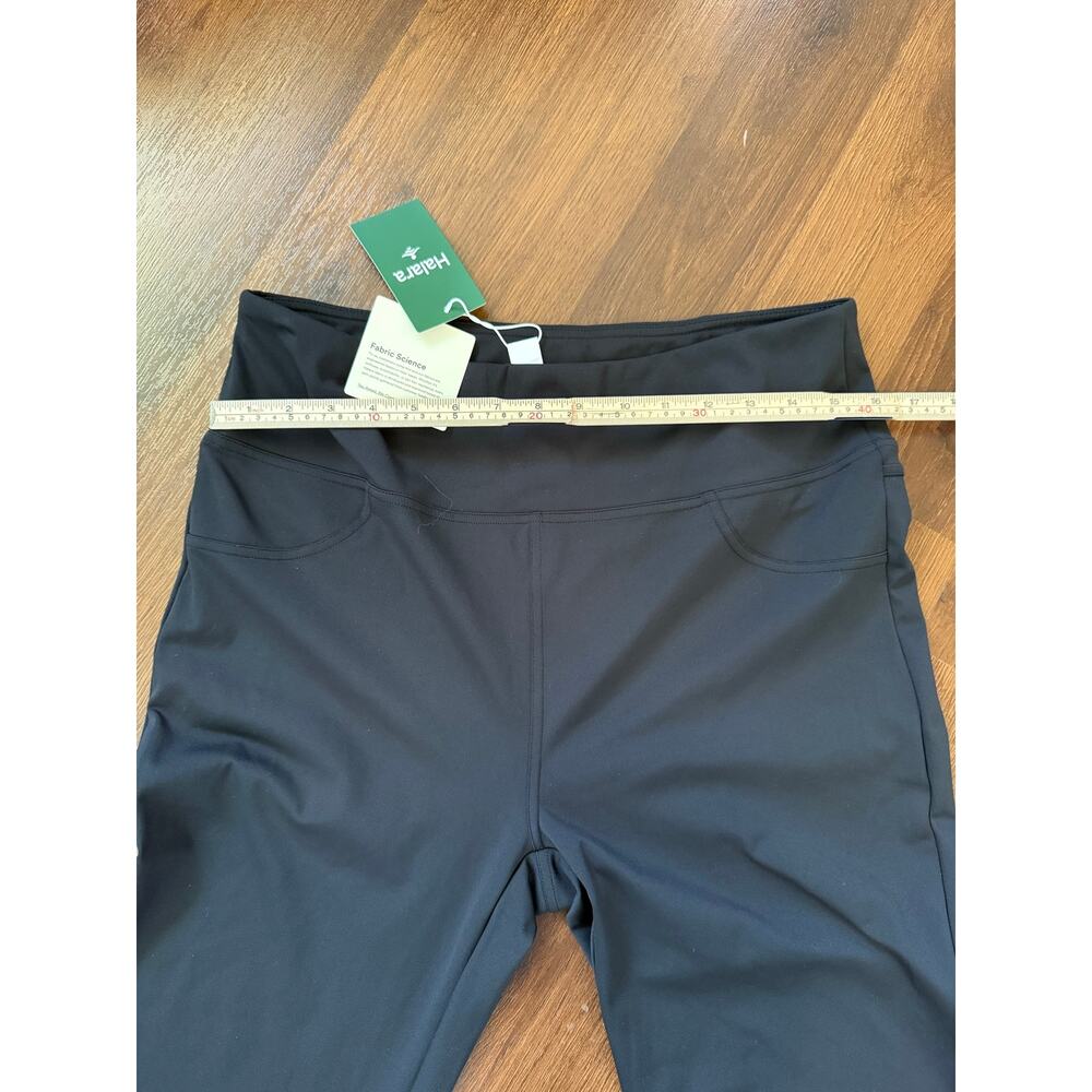 Halara NWT DayStretch High Waisted Pocket Flare Yoga Pants Black Sz XL Casual - Picture 6 of 7
